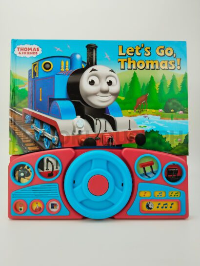 Ride Along With Thomas Steering Wheel Book by Publications International Ltd