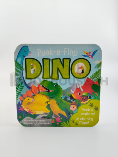 Dinosaur Peek A Flap Children's Board Book by Jaye Garnett