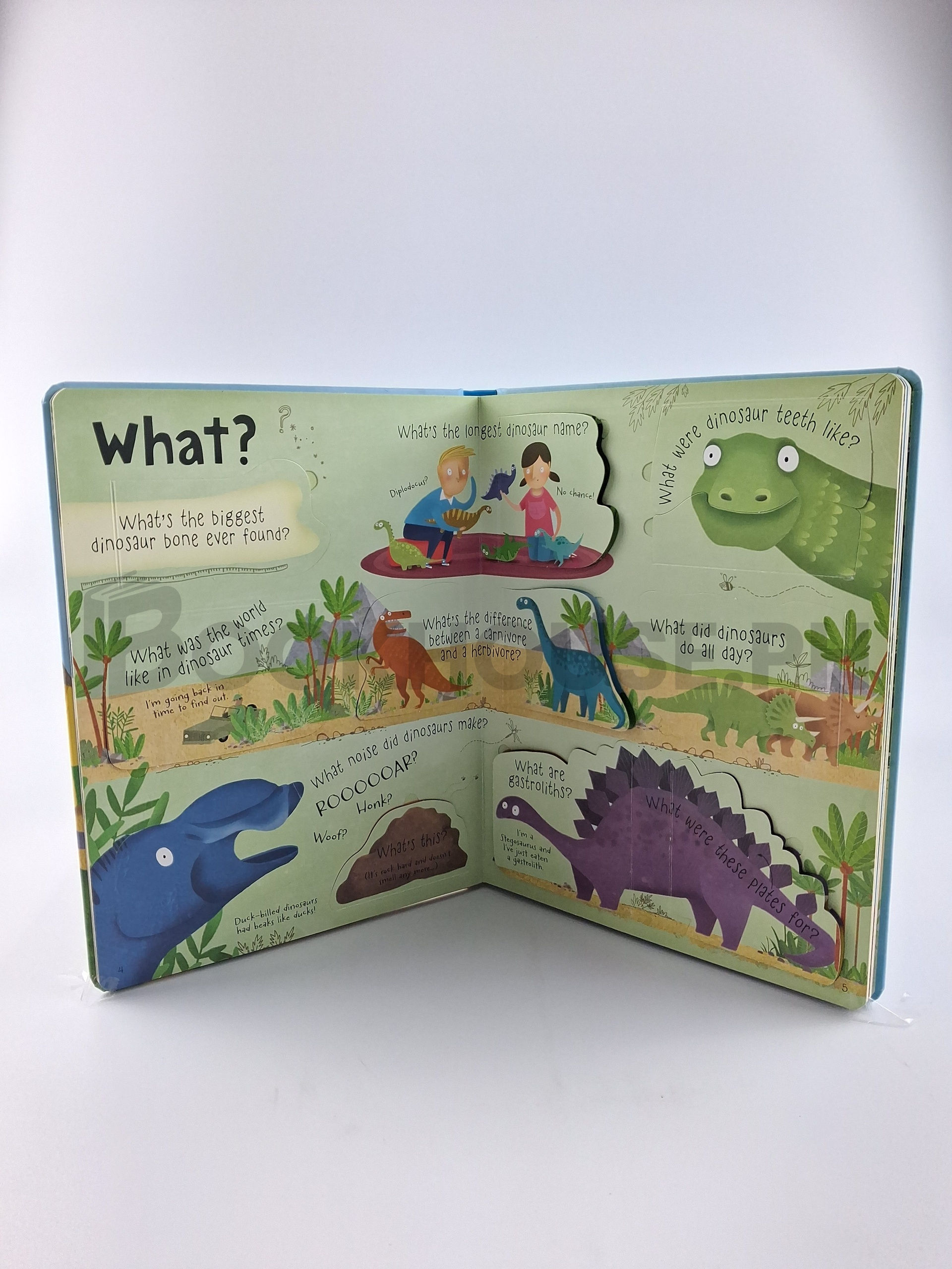 Lift-the-flap Questions And Answers About Dinosaurs by Katie Daynes - Image 5