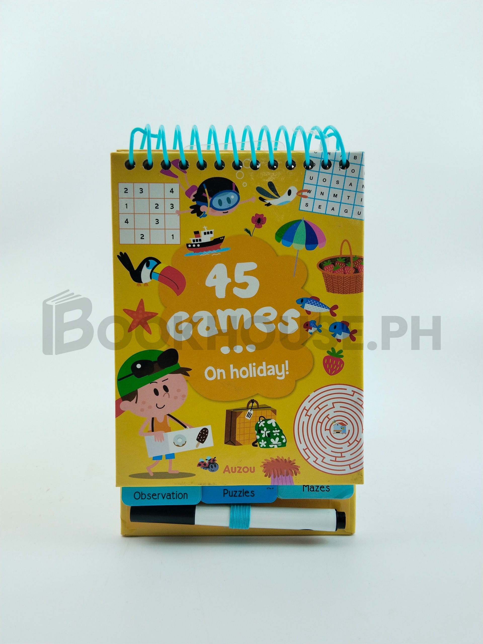 45 Games... On Holidays! by Auzou Publishing