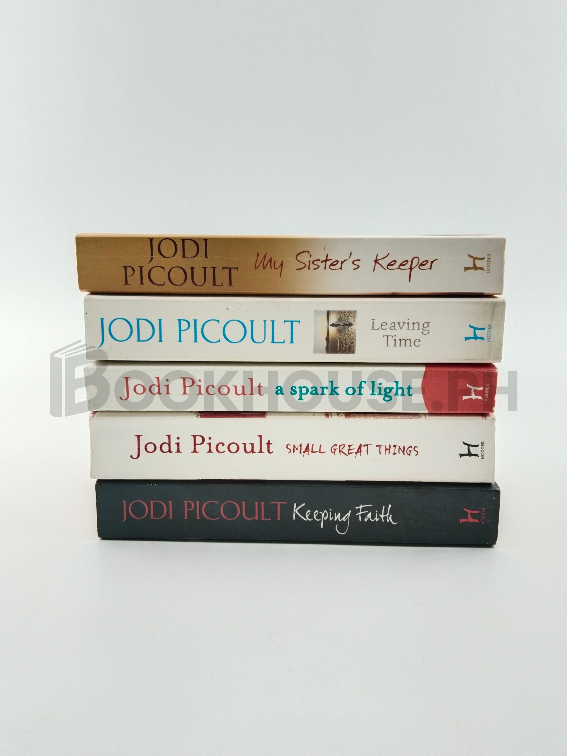 My Sister's Keeper, Small Great Things, Keeping Faith, Leaving Time, A Spark Of Light by Jodi Picoult