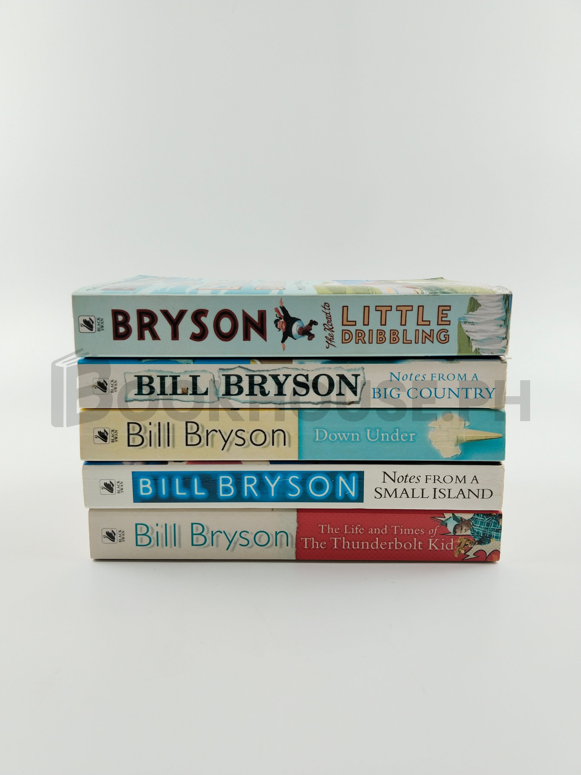 The Road To Little Dribbling, Notes From A Big Country, Down Under, Notes From A Small Country, The Life And Times Of The Thunderbolt Kid by Bill Bryson