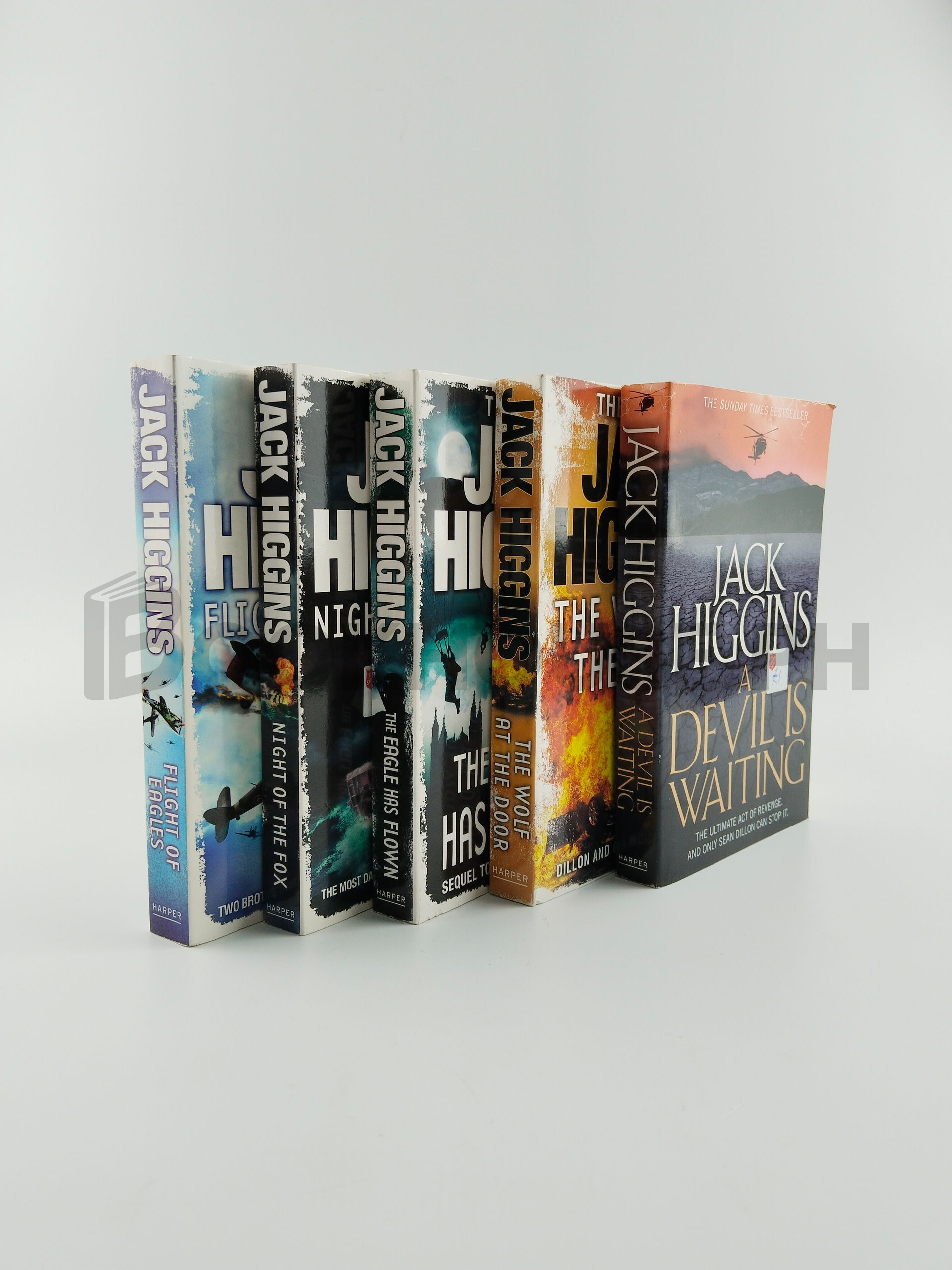 A Devil Is Waiting, The Wolf At The Door, The Eagle Has Flown, Night Of The Fox, Flight Of Eagles by Jack Higgins - Image 4