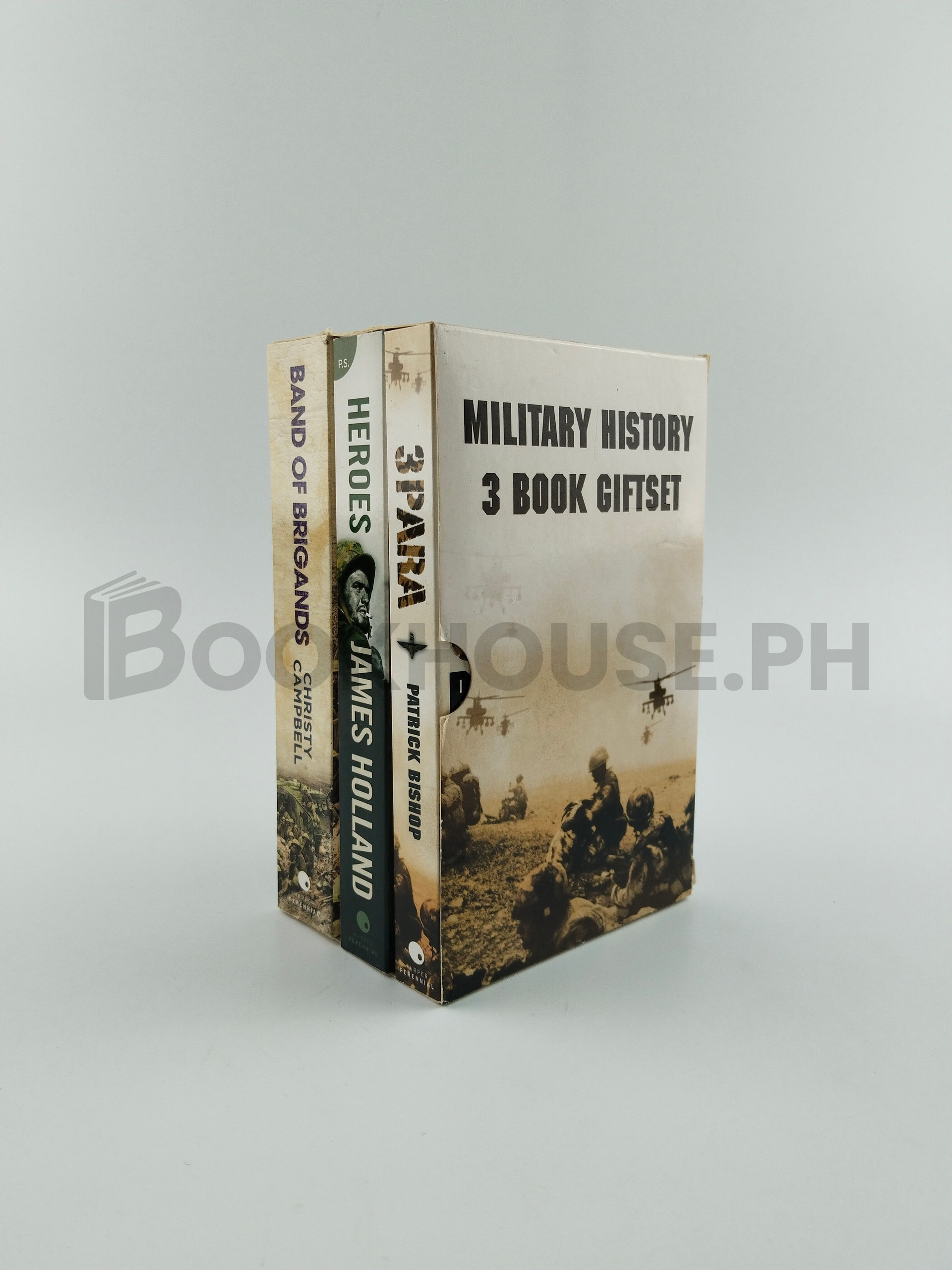 Military History 3 Book Giftset: 3 Papa, Band Of Brigands, Heroes by Patrick Bishop, Christy Campbell, James Holland - Image 2