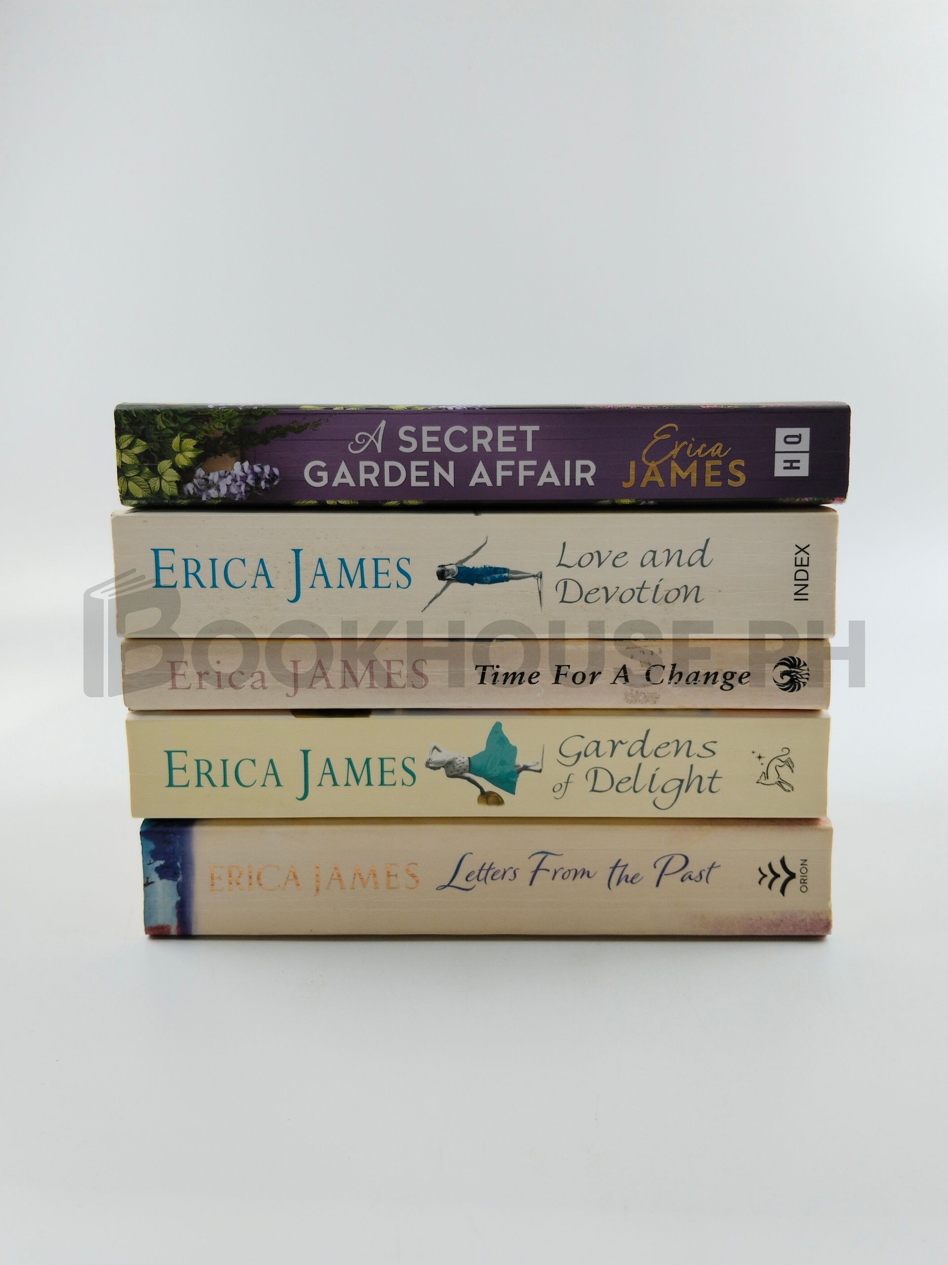 A Secret Garden Affair, Love And Devotion, Time For A Change, Gardens Of Delight, Letter From The Past by Erica James