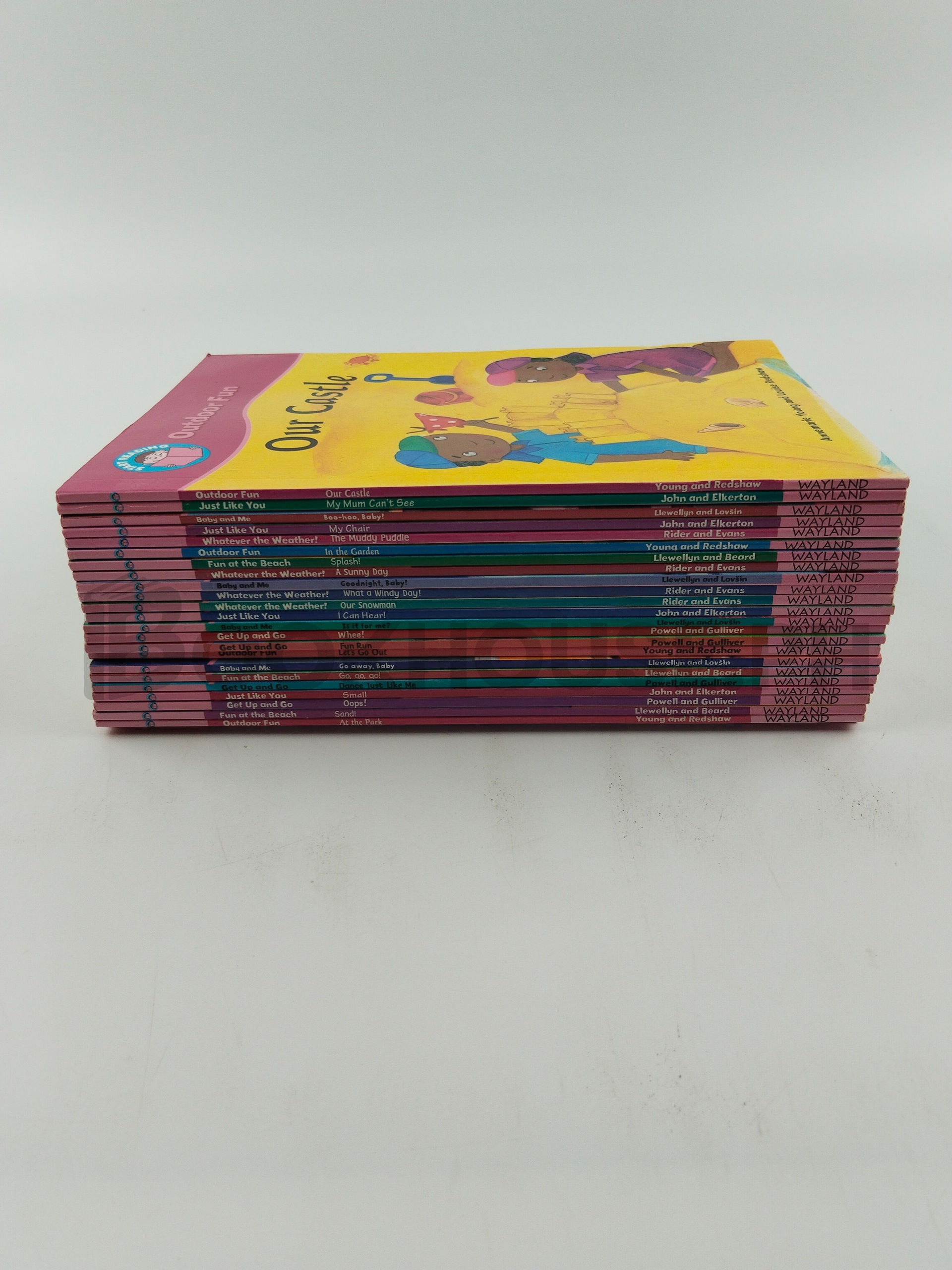 Dad's Net,our Castle,my Mum Can't See,boo-hoo, Baby,my Chair, The Muddy Puddle,in The Garden,splash,a Sunny Day,goodnight,baby,what A Windy Day,our Snowman,i Can Hear,is It Me,whee,fun Run,let's Go Out,go Away Baby Go,go,go,dance Just Like Me,small,oops,sand,at The Park by Claire Llewellyn - Image 3
