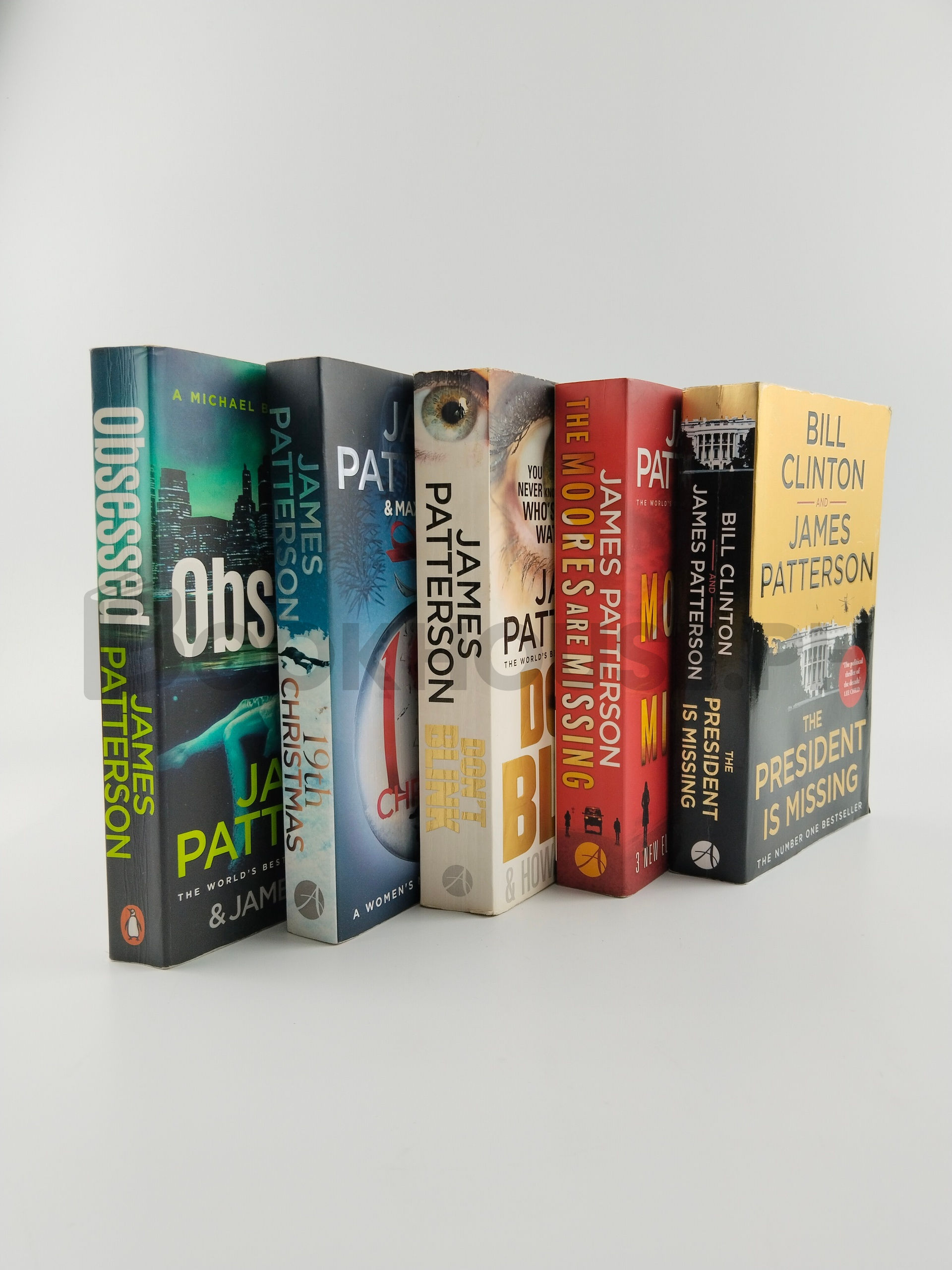 The President Is Missing, The Moores Are Missing, Don't Blink, 19th Christmas, Obsessed by James Patterson - Image 4