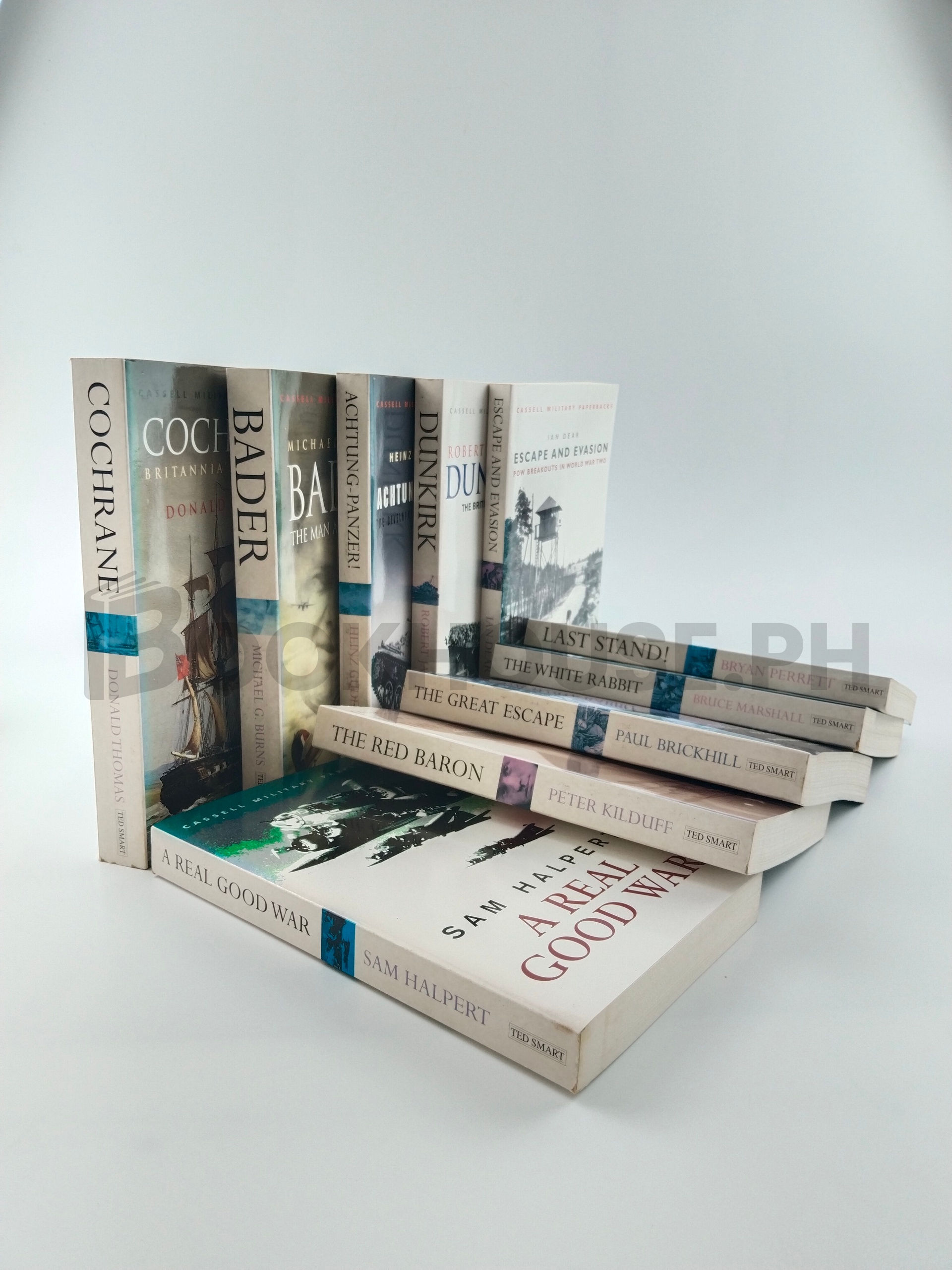 ( The Cassell Military Paperback Collection) Last Stand!, The White Rabbit, The Great Escape, The Red Baron, A Real Good War, Bader, Cochrane, Escape And Evasion, Dunkirk, Achtung-pnazer by Bryan Perrett, Bruce Marshal, Paul Brickihill, Peter Kilduff, Sam Halpert, Michael G. Burns, Donald Thomas, Ian Dear, Robert Jackson, Heinz Guderian - Image 5