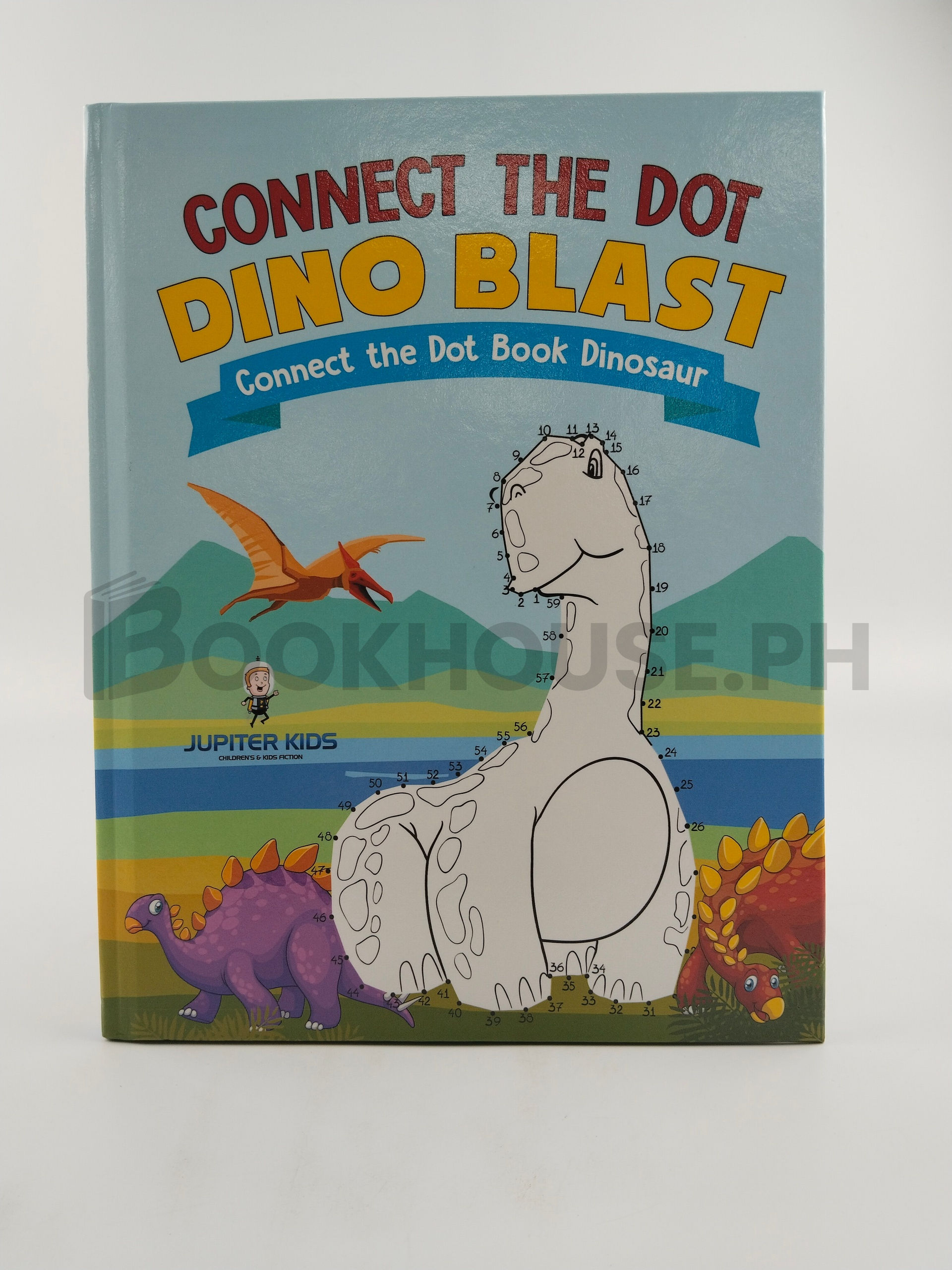 Connect The Dot Dino Blast - Connect The Dot Book Dinosaur by Jupiter Kids