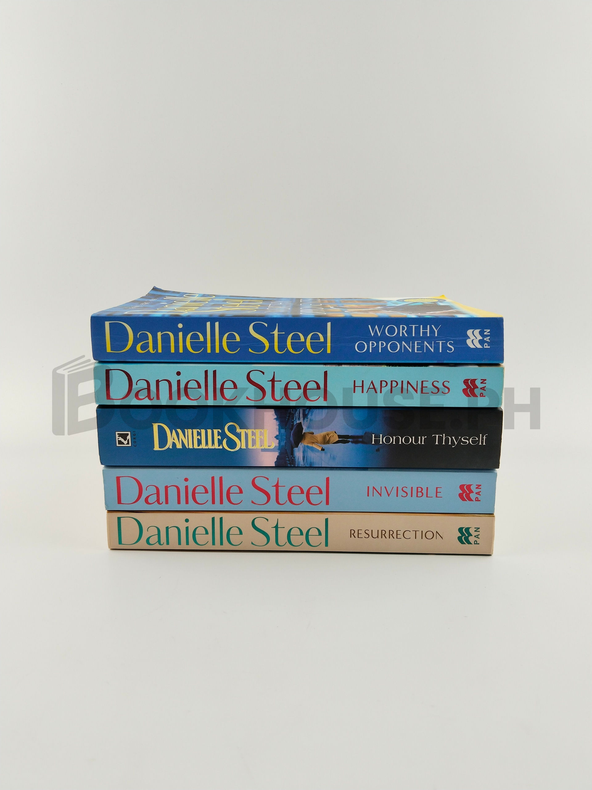Happiness, Worthy Opponents, Honour Thyself, Invisible, Resurrection by Danielle Steel