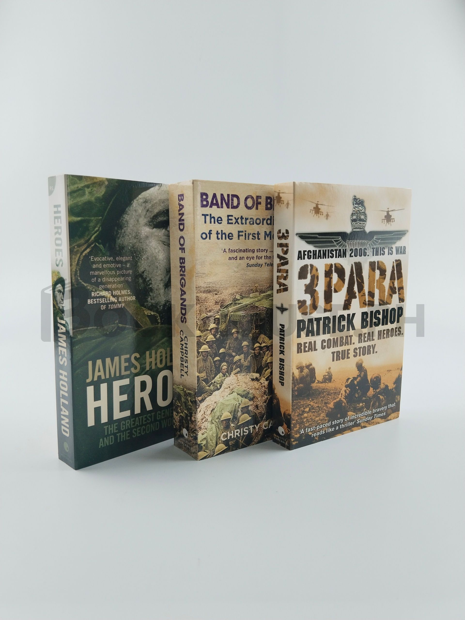 Military History 3 Book Giftset: 3 Papa, Band Of Brigands, Heroes by Patrick Bishop, Christy Campbell, James Holland - Image 5