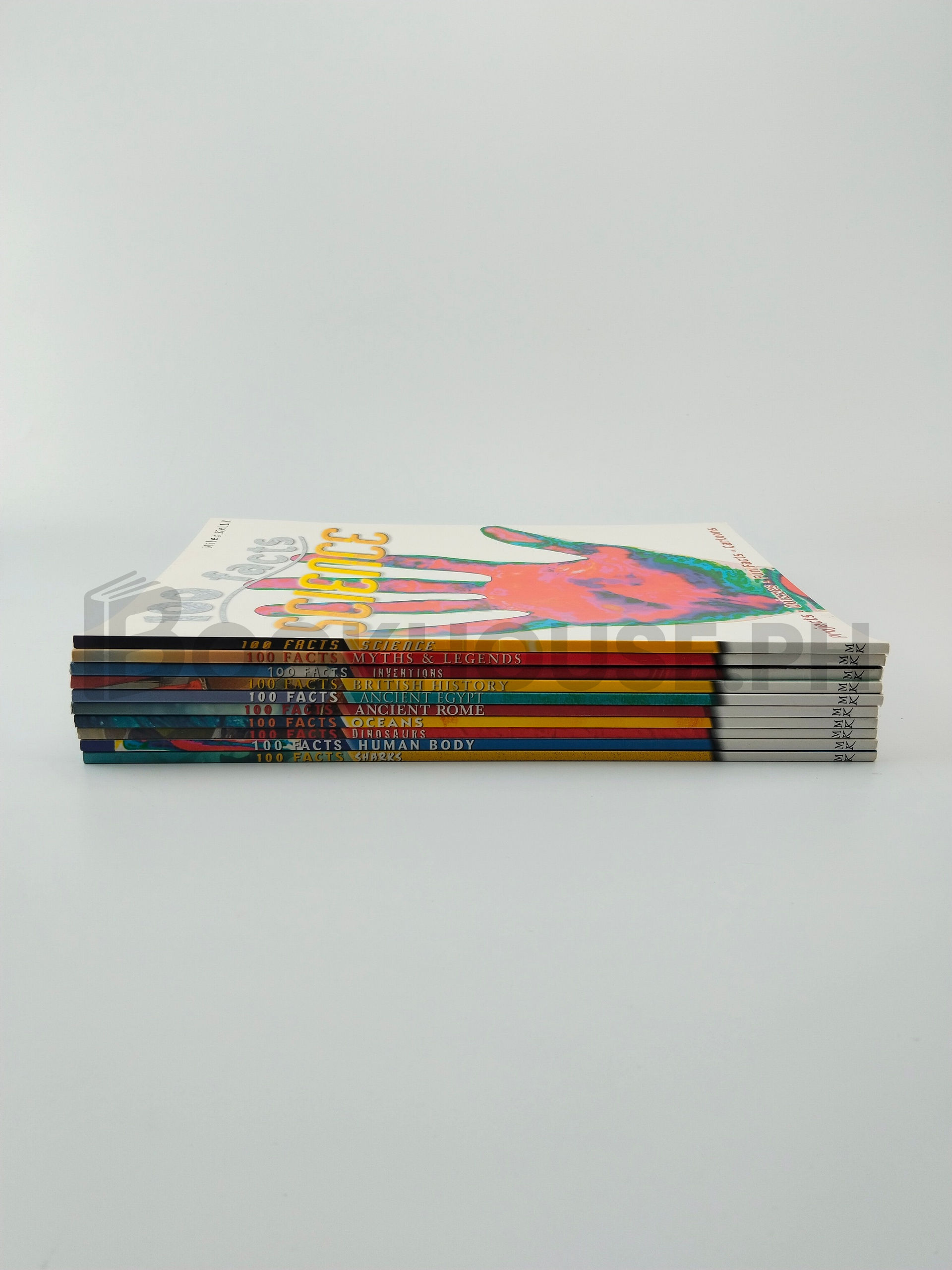 Science, Myths & Legends, Inventions, British History, Ancient Egypt, Ancient Rome, Oceans, Dinosaurs, Human Body, Sharks by Miles Kelly - Image 3