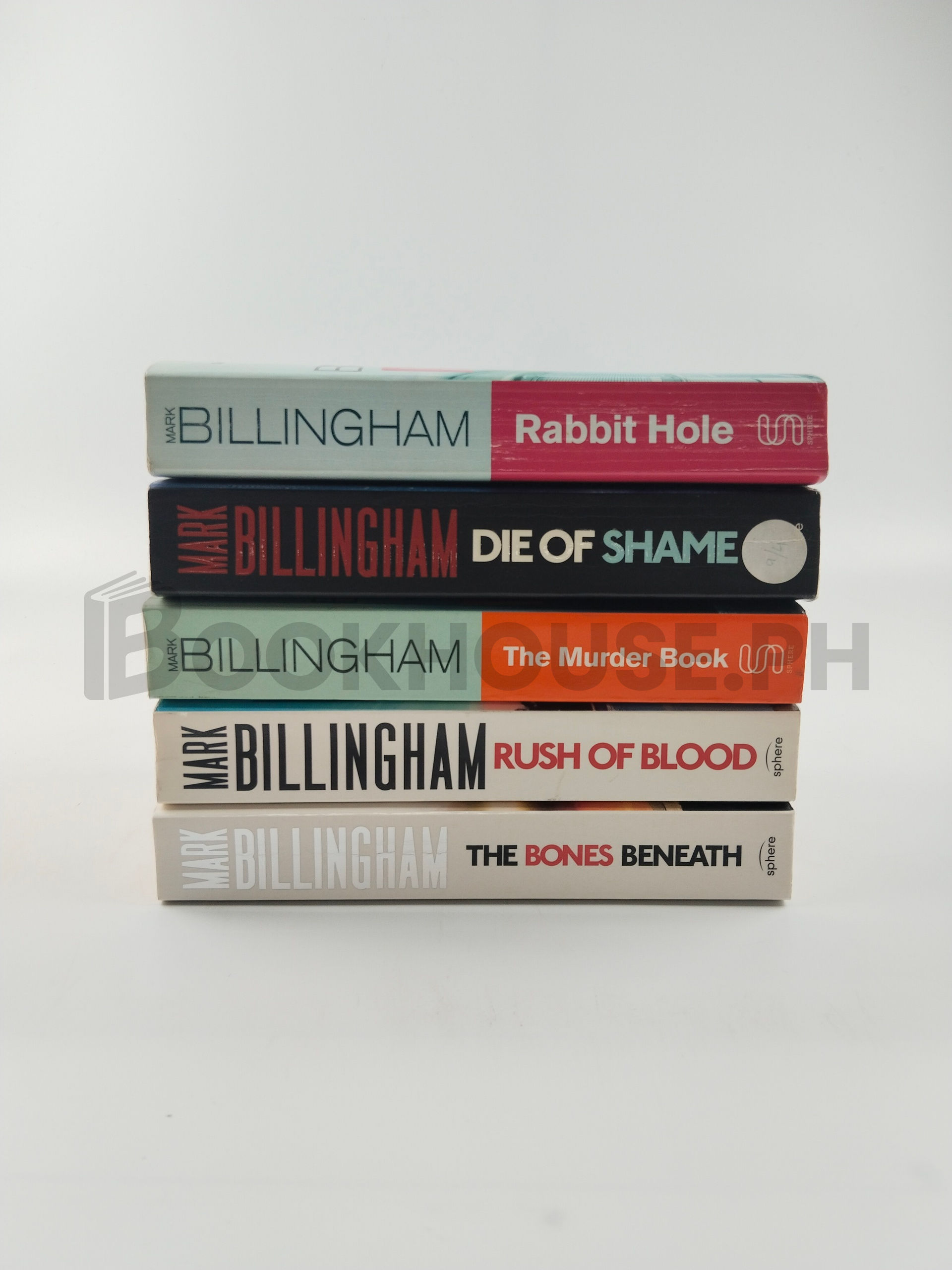 Rush Of Blood,the Bones Beneath,rabbit Hole,die Of Shame,the Murder Book by Mark Billingham