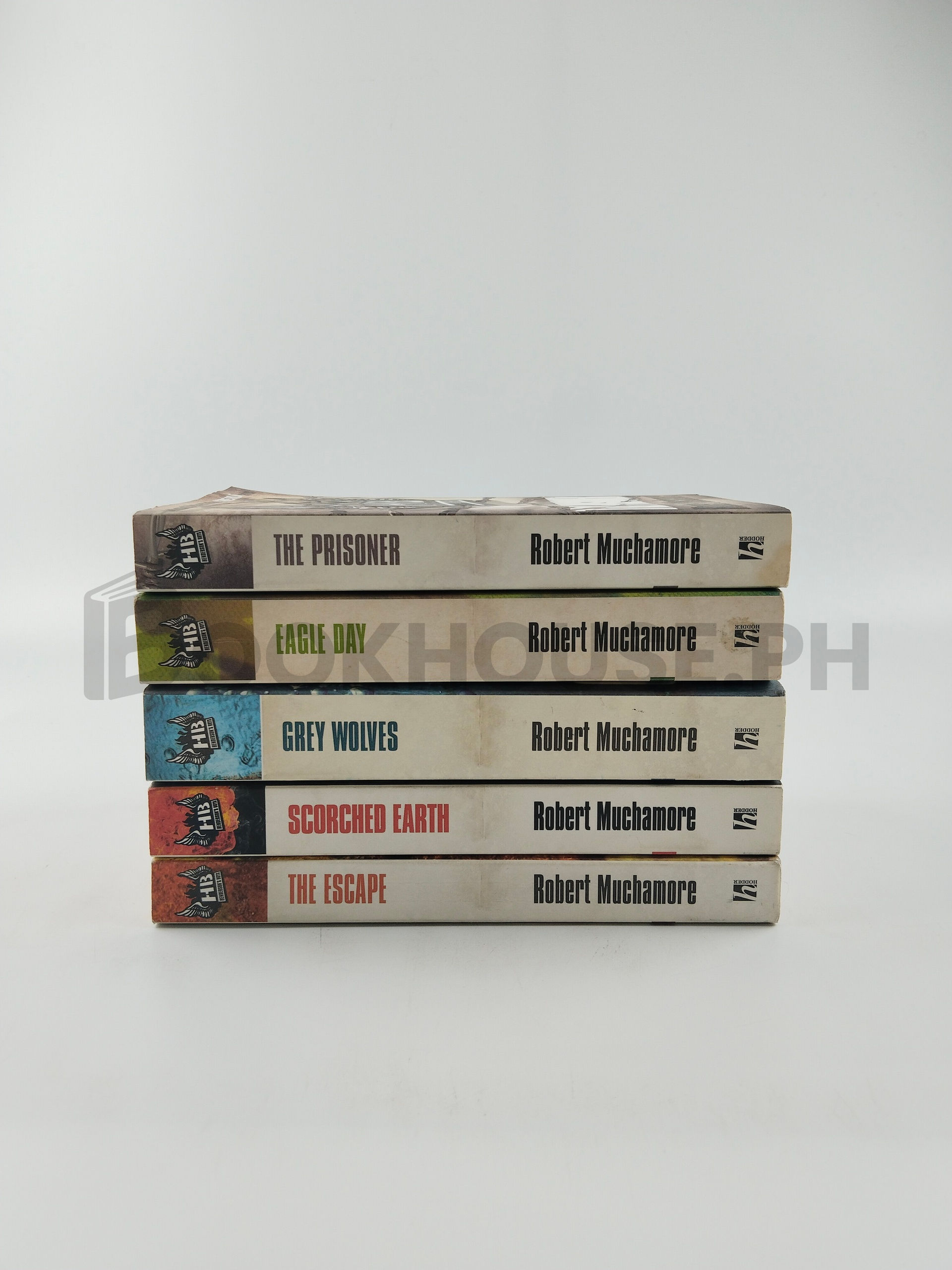 The Prisoner,eagle Day,grey Wolves,scorched Earth,the Escape by Robert Muchamore