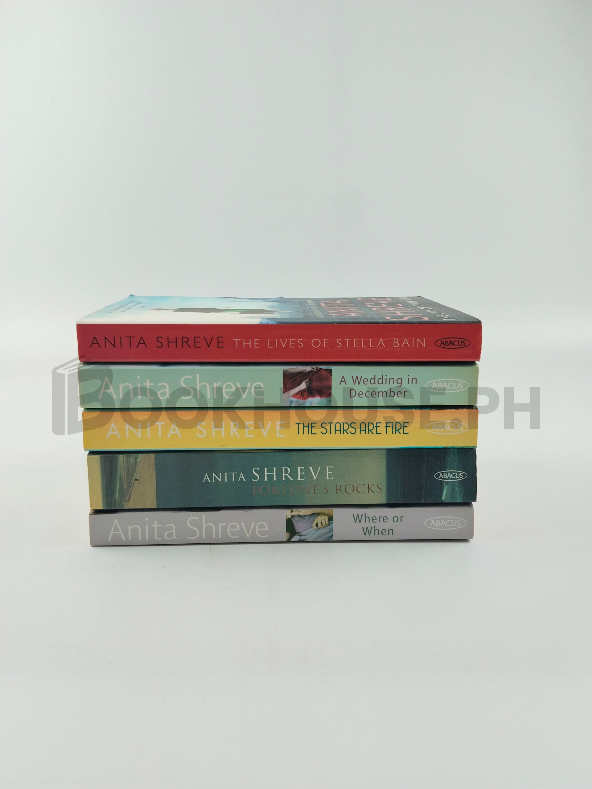 The Lives Of Stella Bain,a Wedding In December,the Stars Are Fire,where Or When,fortune's Rocks by Anita Shreve